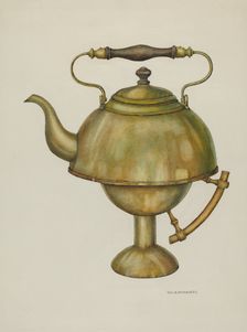 Tea Kettle, c. 1940. Creator: William Kieckhofel