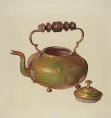Tea Kettle, c. 1941. Creator: Michael Rekucki
