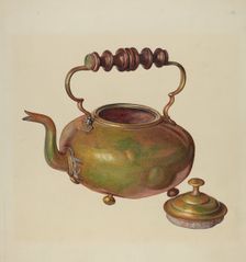 Tea Kettle, c. 1941. Creator: Michael Rekucki