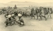 Tea pickers, Peradeniya, Ceylon, 1898. Creator: Christian Wilhelm Allers
