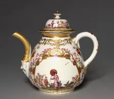 Tea Pot, c. 1723-24. Creator: Meissen Porcelain Factory (German)