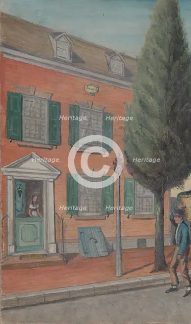 Tea Rusk and Brick House, 1870s. Creator: William P. Chappel.