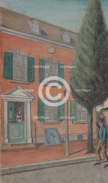 Tea Rusk and Brick House, 1870s. Creator: William P. Chappel.