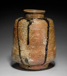 Tea Storage Jar: Shigaraki Ware, 1573-1615. Creator: Unknown
