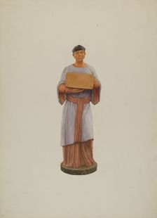 Tea Store Figure, 1935/1942. Creator: Ingrid Selmer-Larsen