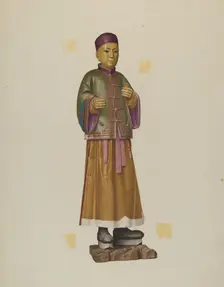 Tea Store Figure, c. 1940. Creator: Joseph Goldberg