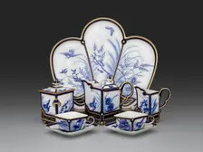 Tea Service, England, 1877 and 1878. Creator: Royal Worcester