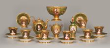 Tea Service Of Famous Women (Cabaret Des Femmes Célèbres), 1811-1812. Creator: Unknown