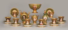 Tea Service Of Famous Women (Cabaret Des Femmes Célèbres), 1811-1812. Creator: Unknown
