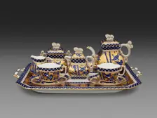 Tea Service, Shropshire, c. 1885. Creator: Thomas Blocksidge