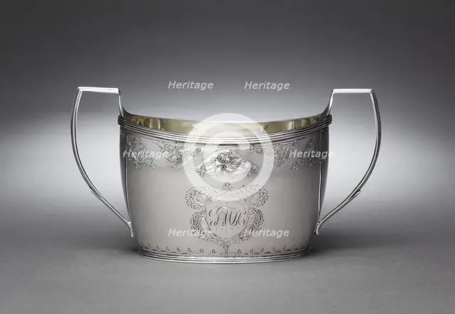 Tea Service (Sugar Bowl), 1807. Creator: Anne Bateman (British, 1748-1813); Peter Bateman (British, 1740-1825); William (I) Bateman (British, 1774-1850).