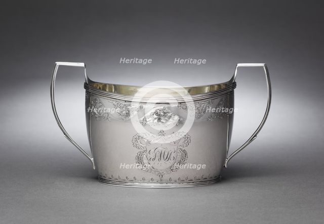 Tea Service (Sugar Bowl), 1807. Creator: Anne Bateman (British, 1748-1813); Peter Bateman (British, 1740-1825); William (I) Bateman (British, 1774-1850).