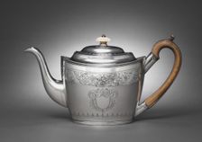 Tea Service (Teapot), 1801. Creator: Anne Bateman (British, 1748-1813); Peter Bateman (British, 1740-1825); William (I) Bateman (British, 1774-1850)