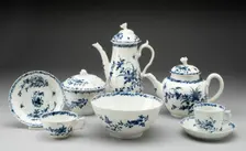 Tea Set, Worcester, c. 1760. Creator: Royal Worcester