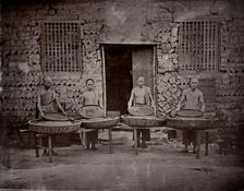 Tea sorting, end of 19th century. Creator: Nikolai Apollonovich Charushin