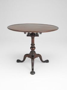 Tea Table, 1750/90. Creator: Unknown