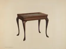 Tea Table, 1939. Creator: Owen Middleton