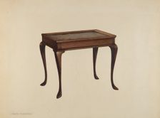 Tea Table, 1939. Creator: Owen Middleton