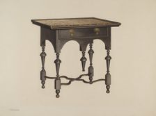 Tea Table, 1940. Creator: Charles Henning