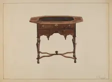 Tea Table, c. 1936. Creator: Nicholas Gorid
