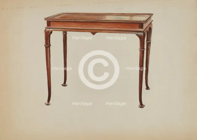 Tea Table, c. 1936. Creator: Henry Moore.