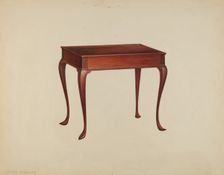 Tea Table, c. 1939. Creator: Isadore Goldberg