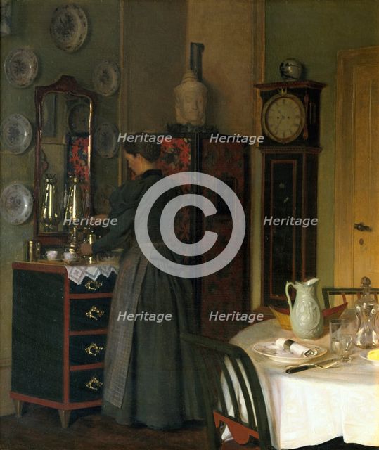 'Tea-time', 1898 Artist: Valdemar Kornerup