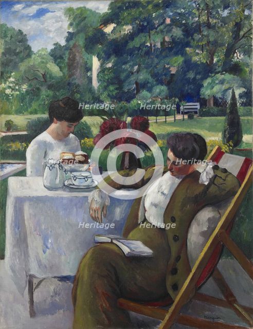 Tea Time at the Villa Flora, Winterthur, 1912.
