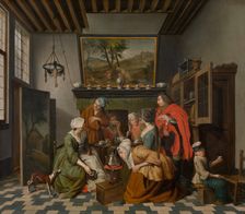 Tea Time, Second Half of the 18th cen. Creator: Jan Josef Horemans II