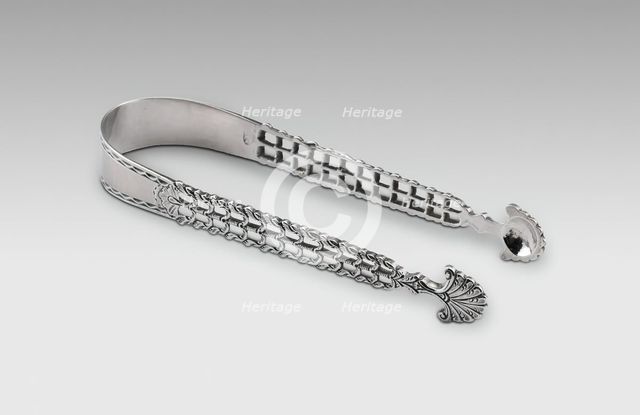 Tea Tongs, 1785/1800. Creator: John D. Germon.