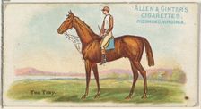 Tea Tray, from The World's Racers series (N32) for Allen & Ginter Cigarettes, 1888. Creator: Allen & Ginter