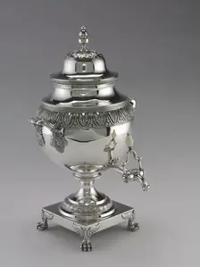 Tea Urn, 1811-1825. Creator: Harvey Lewis (American, 1835)