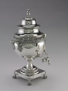 Tea Urn, 1811-1825. Creator: Harvey Lewis (American, 1835)