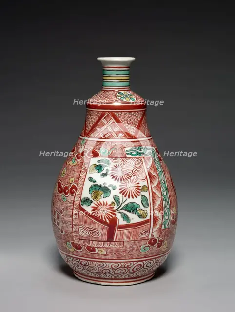 Tea Whisk-Shaped Sake Bottle, c. 1661-72. Creator: Unknown.
