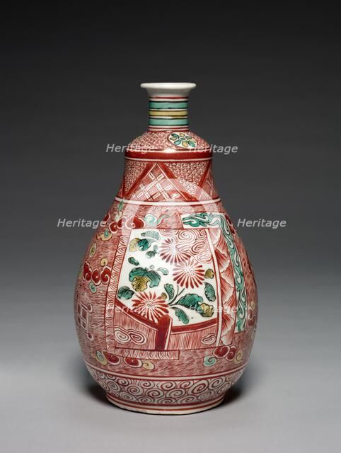 Tea Whisk-Shaped Sake Bottle, c. 1661-72. Creator: Unknown.