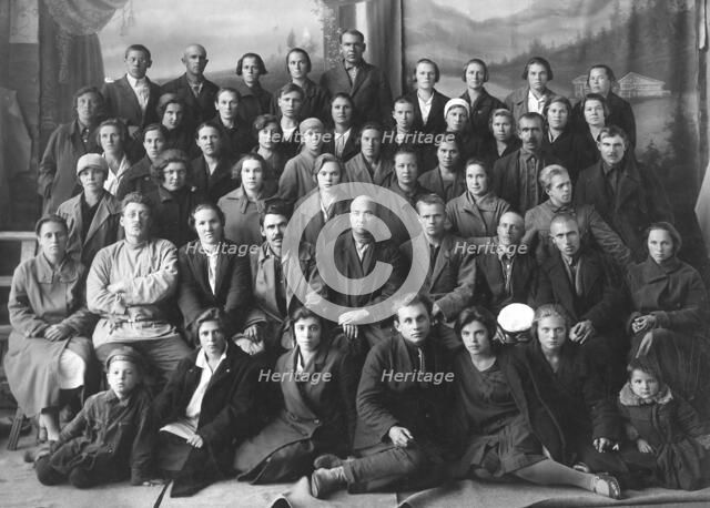 Teacher conference, 1928. Creator: GP Putintsev.