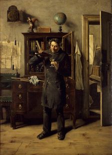 Teacher Drunkard, 1882. Artist: Müller, Anton Eduard (1853-1897)