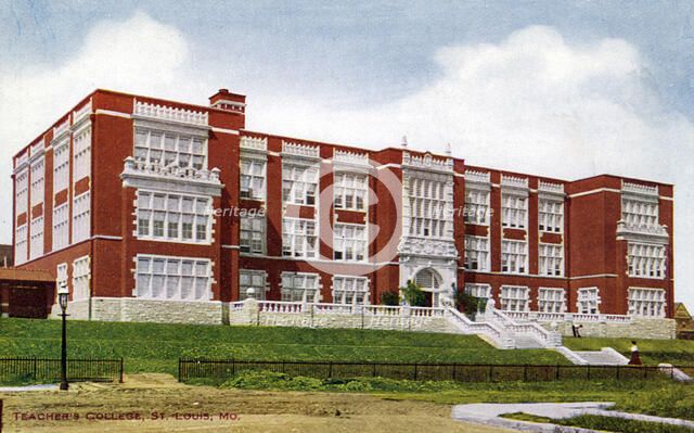 Teachers College, St Louis, Missouri, USA, 1910. Artist: Unknown