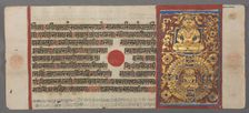 Teaching and Liberation of Nemi, from the Kalpa-sutra, c. 1500. Creator: Unknown