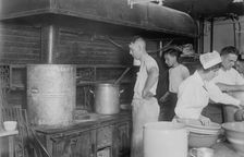 Teaching army cooks, Pratt Institute, 1917. Creator: Bain News Service