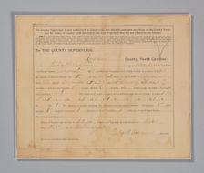 Teaching report for County Supervisor of Rowan, NC filled out by Julia Cowan, 1897. Creator: Unknown