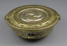 Teacup or Offering Bowl Container with "Wheel of Joy" Motif, 18th/19th century. Creator: Unknown