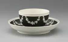 Teacup and Saucer, Burslem, c. 1800. Creator: Wedgwood