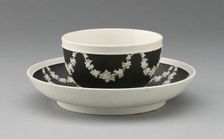 Teacup and Saucer, Burslem, c. 1800. Creator: Wedgwood
