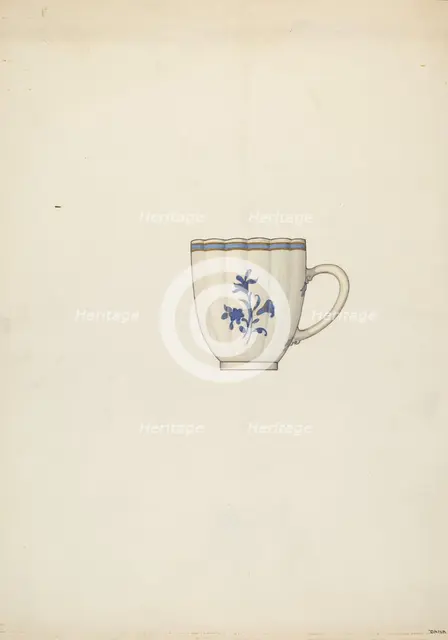 Teacup, c. 1937. Creator: Dana Bartlett.