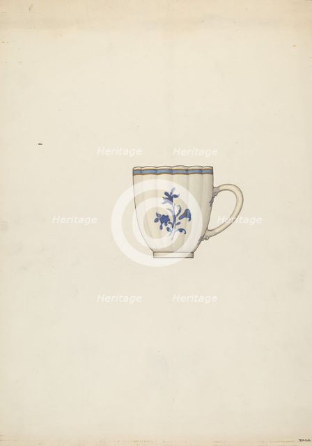 Teacup, c. 1937. Creator: Dana Bartlett.