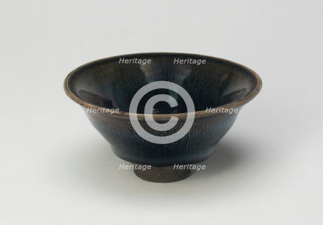 Teabowl with Everted Mouth Rim, Song dynasty (960-1279), 12th century. Creator: Unknown.