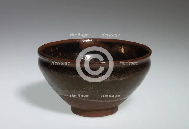 Teabowl: Seto Ware, 1400s-1500s. Creator: Unknown.