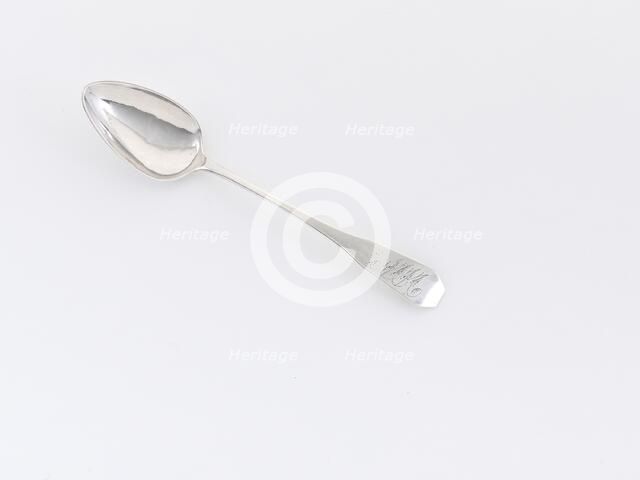Teaspoon, c. 1805/15. Creator: Isaac Hutton.