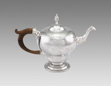 Teapot, 1761/74. Creator: Benjamin Burt